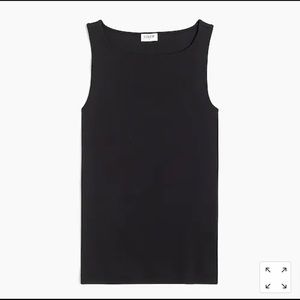 JCrew Black Open Neck Cami